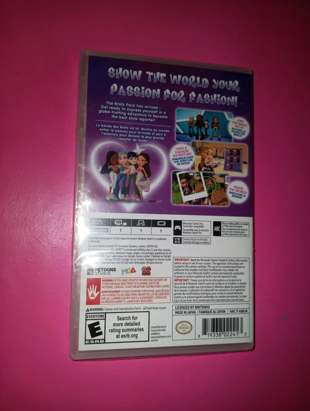 Bratz Fashion Nintendo Switch Video Game